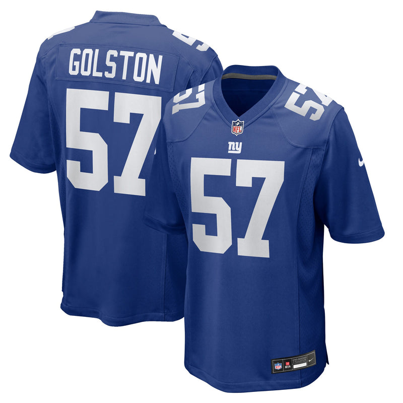 New York Giants Chauncey Golston Royal jersey – view 1