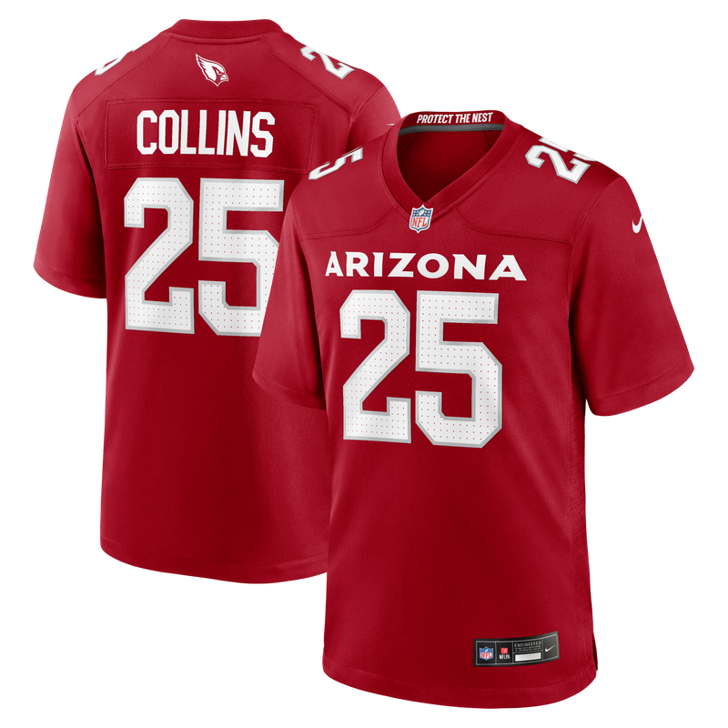 Arizona Cardinals Zaven Collins Cardinal jersey – view 1