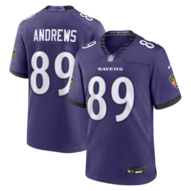 Baltimore Ravens Mark Andrews Purple jersey – view 1