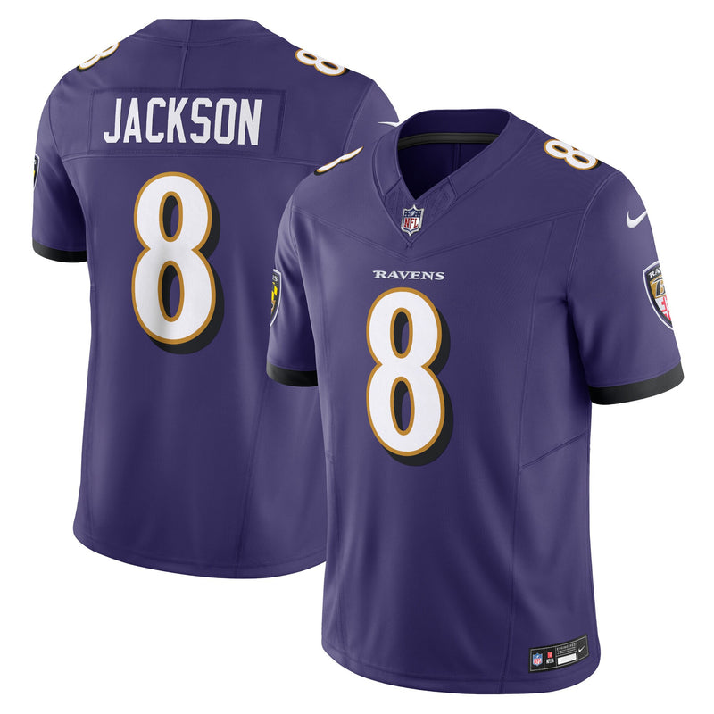 Baltimore Ravens Lamar Jackson Purple jersey – view 1