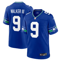 Seattle Seahawks Kenneth Walker III Royal jersey – view 2