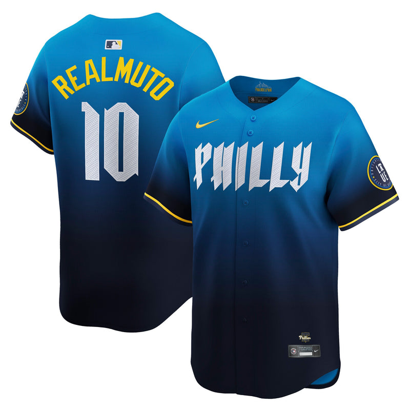 Philadelphia Phillies J.T. Realmuto Navy jersey – view 1