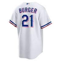 Texas Rangers Jake Burger White jersey – view 4