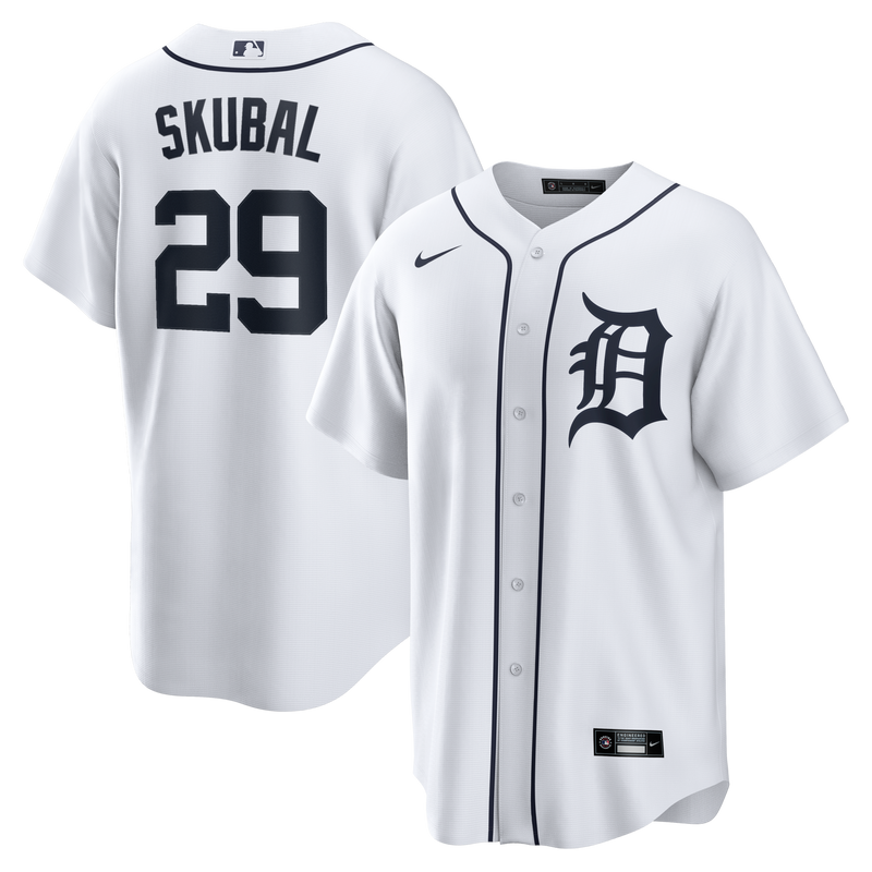 Detroit Tigers Tarik Skubal White jersey – view 1