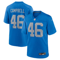 Detroit Lions Jack Campbell Blue jersey – view 1