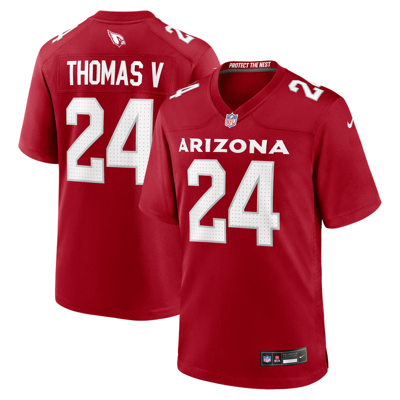 Arizona Cardinals Starling Thomas V Cardinal jersey – view 1