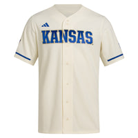 Kansas Jayhawks adidas Cream jersey – view 3