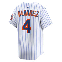 New York Mets Francisco Alvarez White jersey – view 4