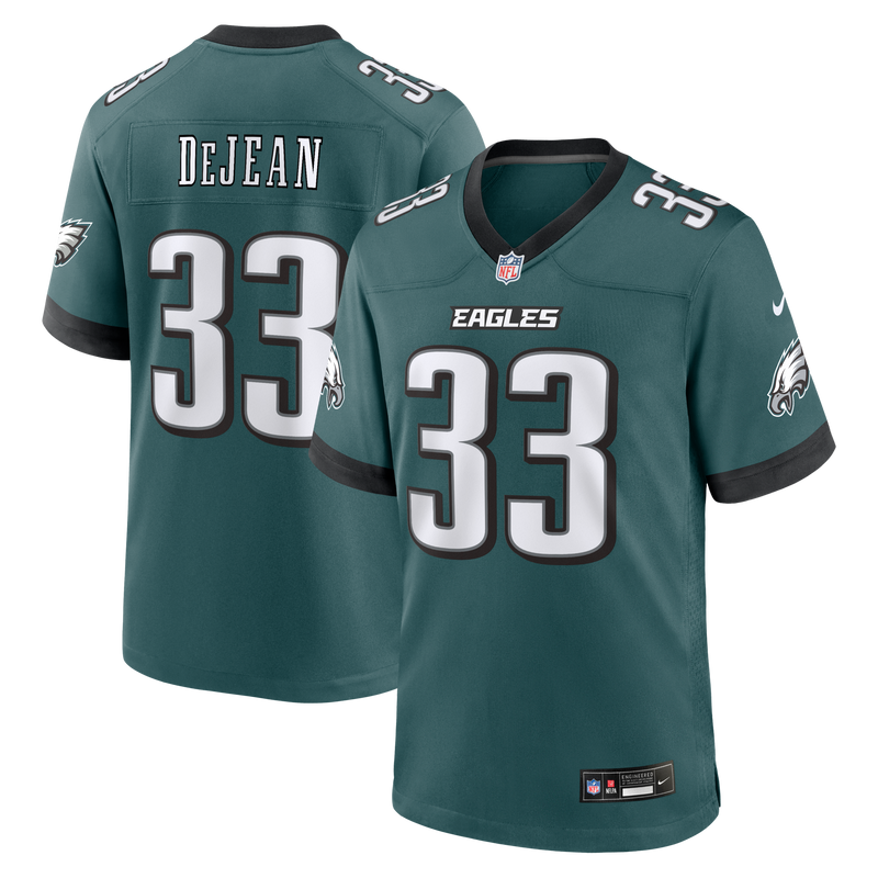 Philadelphia Eagles Cooper DeJean Green jersey – view 1