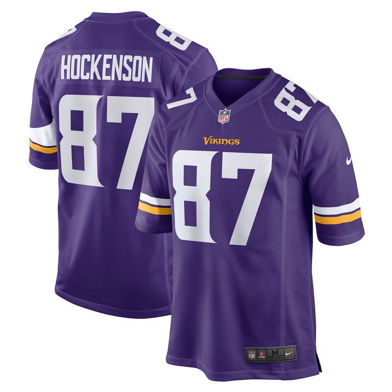 Minnesota Vikings T.J. Hockenson Purple jersey – view 1