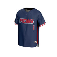 Pennsylvania Quakers Lightweight Baseball Navy jersey – view 3