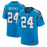 Carolina Panthers Jonathon Brooks Blue jersey – view 1