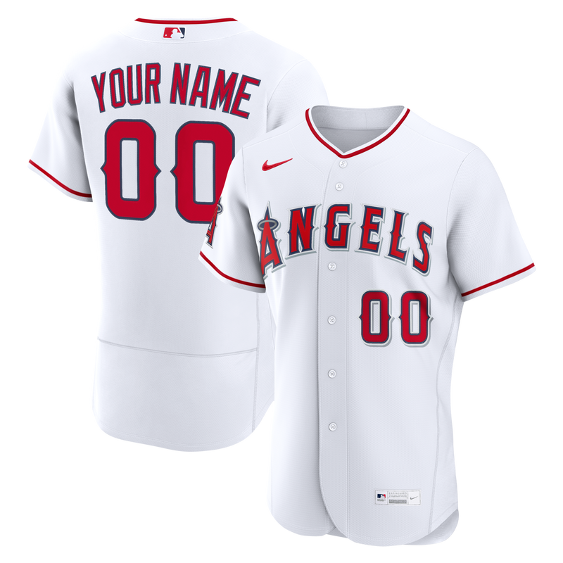 Los Angeles Angels White jersey – view 1