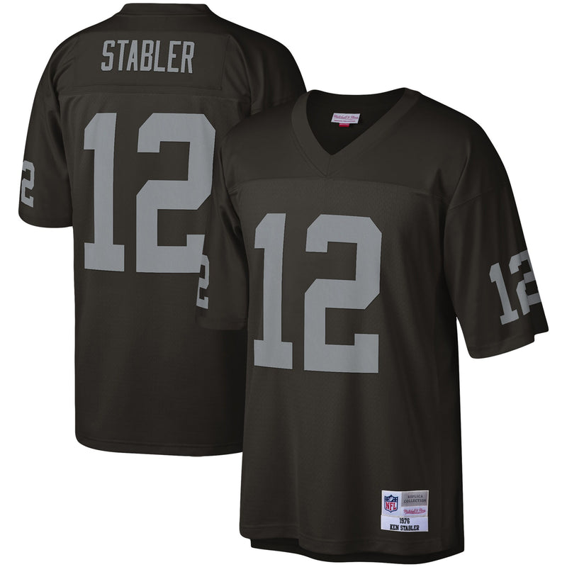 Las Vegas Raiders Ken Stabler Black jersey – view 1