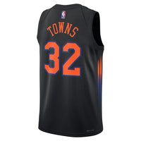 New York Knicks Karl-Anthony Towns - Black jersey – view 4