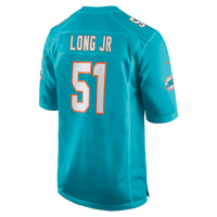 Miami Dolphins David Long Jr. Aqua jersey – view 3