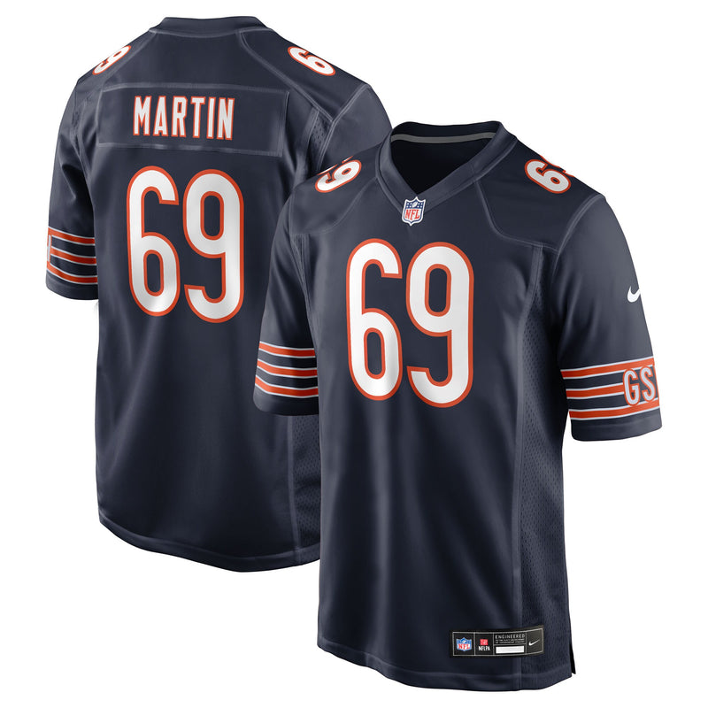 Chicago Bears Jeremiah Martin Navy jersey – view 1