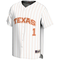 Texas Longhorns Lightweight Baseball White jersey – view 3