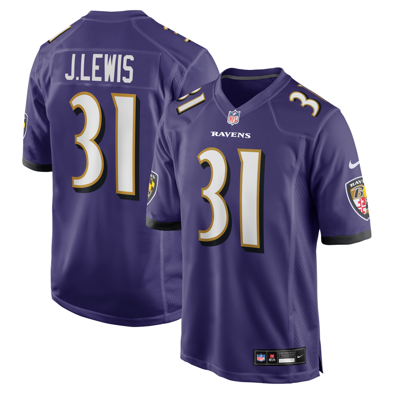 Baltimore Ravens Jamal Lewis Purple jersey – view 1