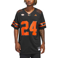 adidas Miami Hurricanes Black jersey – view 3