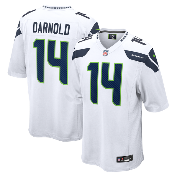 Seattle Seahawks Sam Darnold Nike White Game Jersey