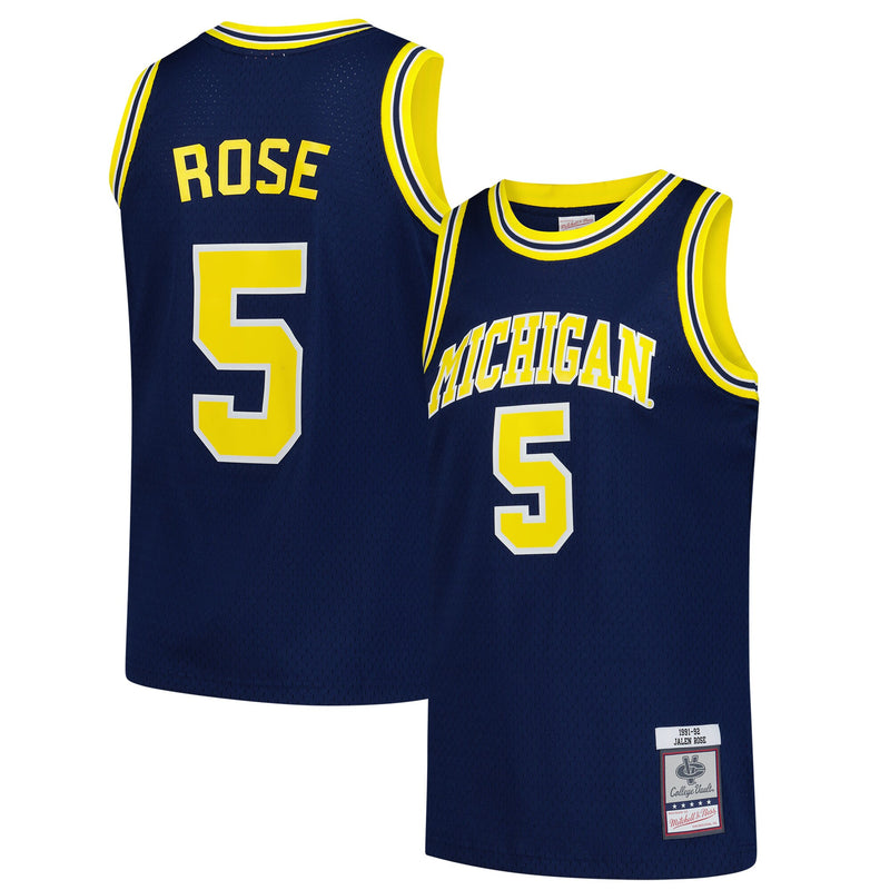 Michigan Wolverines 1991/92 Swingman Navy jersey – view 1
