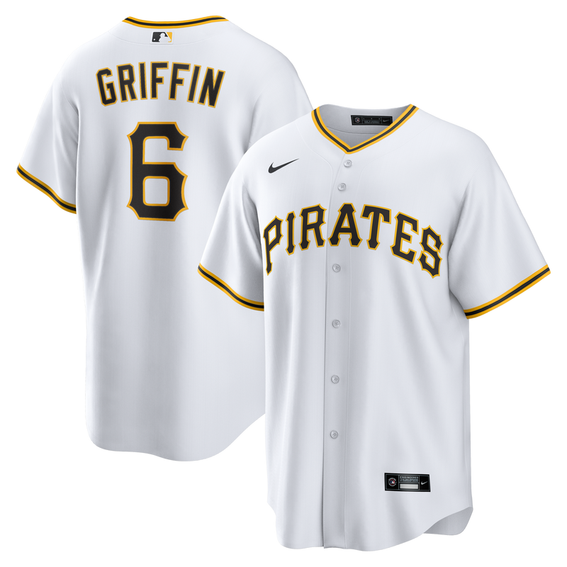 Pittsburgh Pirates Konnor Griffin White jersey – view 1