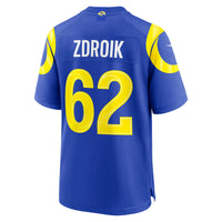 Los Angeles Rams Payton Zdroik Royal jersey – view 4