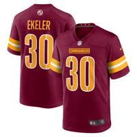 Washington Commanders Austin Ekeler Burgundy jersey – view 2