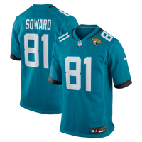 Jacksonville Jaguars R. Jay Soward Teal jersey – view 1