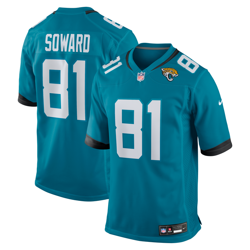 Jacksonville Jaguars R. Jay Soward Teal jersey – view 1