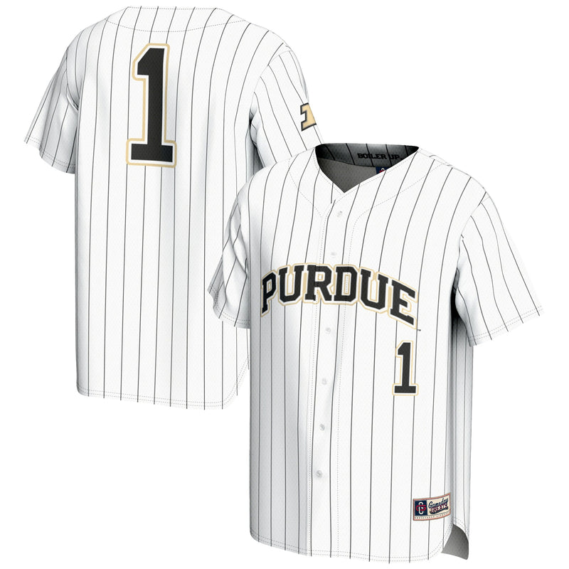 Purdue Boilermakers Lightweight Baseball White jersey – view 1