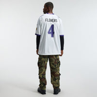 Baltimore Ravens Zay Flowers White jersey – view 6