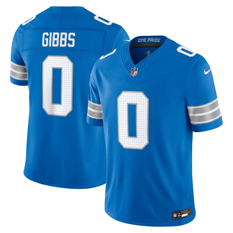 Detroit Lions Jahmyr Gibbs Blue jersey – view 1