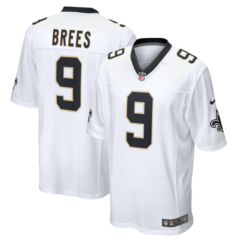 New Orleans Saints Drew Brees White jersey – view 1