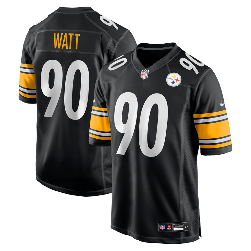 Pittsburgh Steelers T.J. Watt Black jersey – view 1
