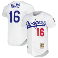 Los Angeles Dodgers Hideo Nomo White jersey – view 2