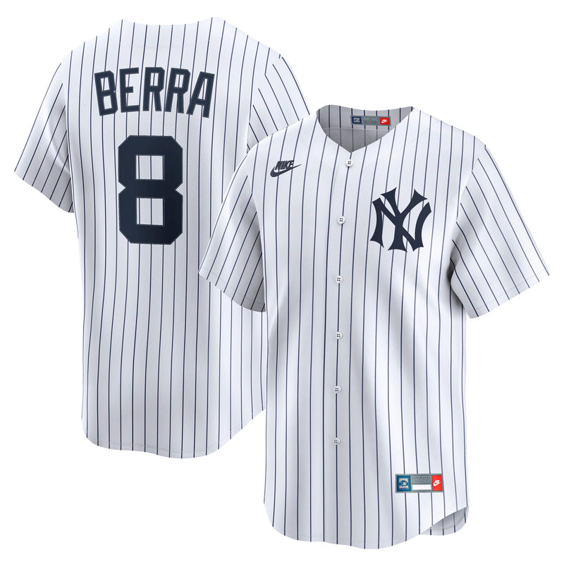 New York Yankees Yogi Berra White jersey – view 1