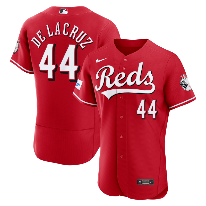 Cincinnati Reds Elly De La Cruz Red jersey – view 1