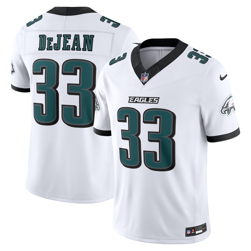Philadelphia Eagles Cooper DeJean White jersey – view 1