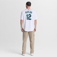 Seattle Mariners Josh Naylor White jersey – view 6
