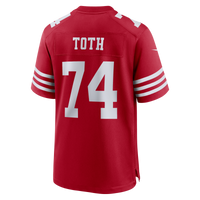 San Francisco 49ers Brett Toth Scarlet jersey – view 3