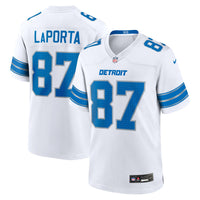 Detroit Lions Sam LaPorta White jersey – view 1