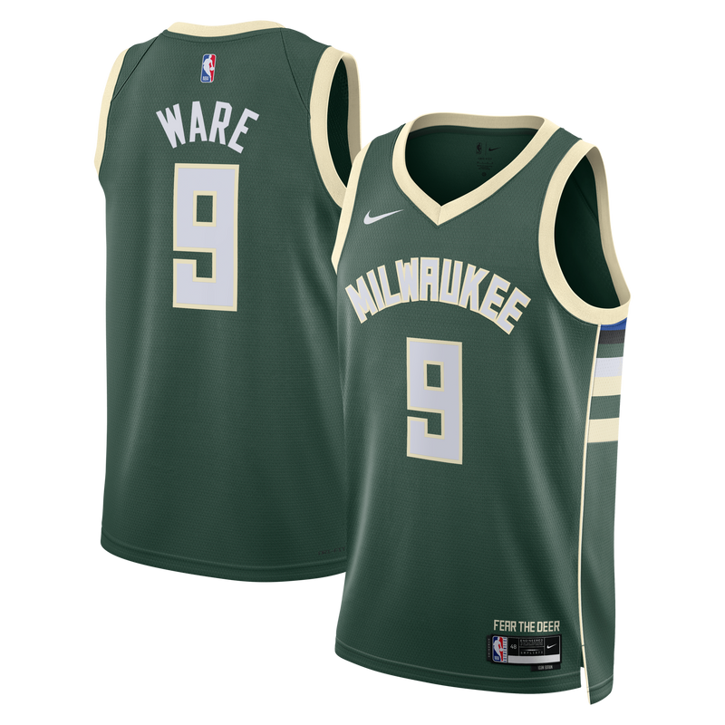 Milwaukee Bucks White jersey – view 1