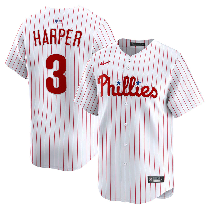 Philadelphia Phillies Bryce Harper White jersey – view 1