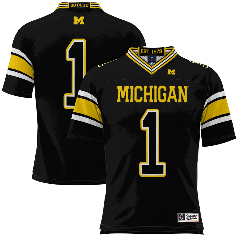 Michigan Wolverines Black jersey – view 1