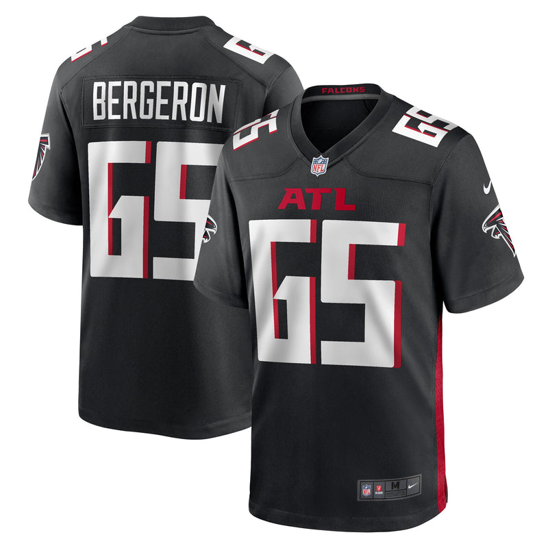 Atlanta Falcons Matthew Bergeron Black jersey – view 1
