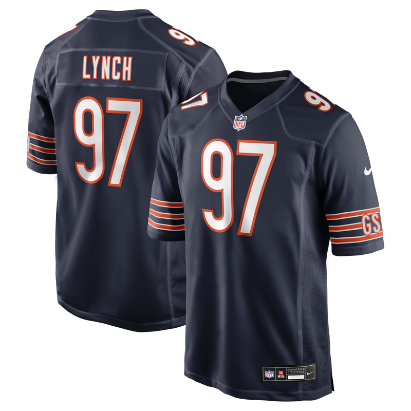 Chicago Bears James Lynch Navy jersey – view 1