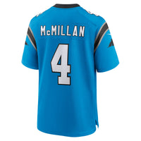 Carolina Panthers Tetairoa McMillan Blue jersey – view 4