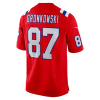 New England Patriots Rob Gronkowski Red jersey – view 4